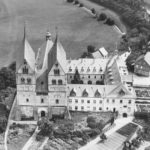 Denkmalzone ehem. Augustiner-Chorherrenstift. Luftbild, ca. 1930
